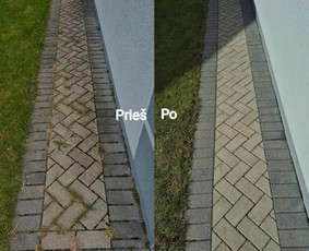 Buitinės paslaugos - Fasadų , Terasų , Trinkelių plovimas - 4