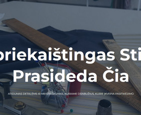 Svetainių dizainas (web design) - Svetainių kūrimas, Seo ir verslo procesų skaitmenizavimas - 1