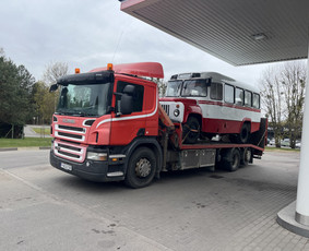 Techninė pagalba kelyje - Tralo su fiskaru paslaugos 24/7 Kaunas - 1
