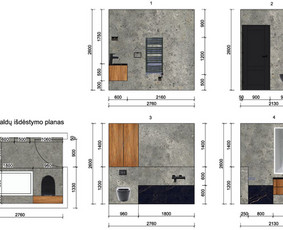 Interjero dizaineriai - Interjero dizainas / Vizualizacijos / Techniniai brėžiniai - 4