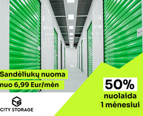 Nekilnojamo turto nuoma - City Storage - i&scaron;manių sandėliukų nuoma Vilniuje - 1