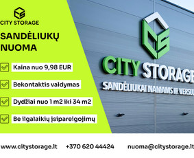 Nekilnojamo turto nuoma - City Storage - i&scaron;manių sandėliukų nuoma Vilniuje - 4