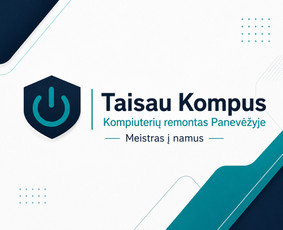 Internetas, IT - Kompiuterių remontas Panevėžyje - meistras į namus - 1