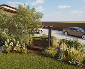 Privačių kiemų projektavimas, apželdinimo planai ir 3D / Dovilė | kraštovaizdžio projektai / Darbų pavyzdys ID 4394802