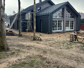 Sienų tinkavimas - Statybos darbai nųo pamatų iki rakto - 1