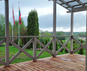 Palangių montavimas - Fasadai, terasos,pergolos ,karkasiniai nameliai - 4