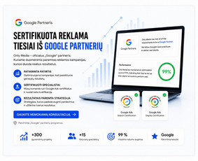 Reklamos paslaugos - Sertifikuoti Google Ads, Seo ir Meta Ads specialistai - 1