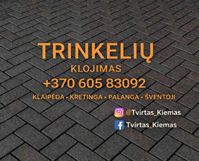 Trinkelių klojimas - Trinkeliu klojimas Tvirtas_kiemas - 1