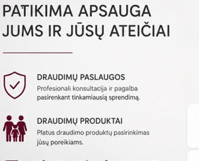 Draudimas, draudimo agentai - Visos Draudimo Paslaugos Privatiems Ir Verslo Klientams - 2