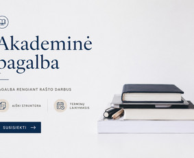 Kitos kategorijos - Akademinė pagalba ir konsultacijos - 1