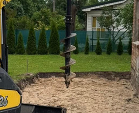 Polių gręžimas - Pamatų Įrengimas, visi žemės kasimo darbai. - 3