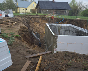 Pamatų liejimas, įrengimas - Betonavimo darbus Ir invidaliu namu statyba - 4