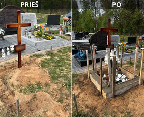 Kapų tvarkymas, priežiūra - Angelų vizija - kapų tvarkymas - 2