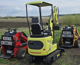 Statybinės technikos nuoma - Mini ekskovatorius, mini texnika, vibroplokste - 4