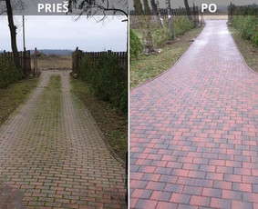 Stogų, fasadų, trinkelių, tvorų plovimas / Arturas Budrys / Darbų pavyzdys ID 4398554