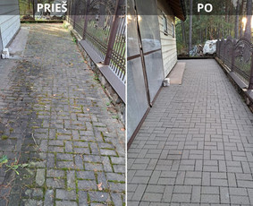 Stogų, fasadų, trinkelių, tvorų plovimas / Arturas Budrys / Darbų pavyzdys ID 4398564
