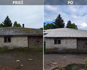 Stogų valymas ir priežiūra - Stogų, fasadų, trinkelių, tvorų plovimas - 3