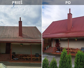 Stogų valymas ir priežiūra - Stogų, fasadų, trinkelių, tvorų plovimas - 1