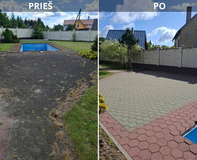 Stogų, fasadų, trinkelių, tvorų plovimas / Arturas Budrys / Darbų pavyzdys ID 4398594