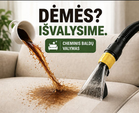 Čiužinių valymas - Cheminis baldų valymas Vilniuje - 1