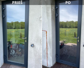 Plėvelių klijavimas ant langų, durų ir kitų paviršių / ProFill lanų plėvelės / Darbų pavyzdys ID 4398910