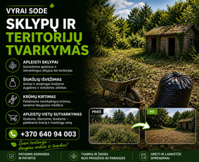 Visi aplinkos tvarkymo darbai / Vyrai Sode / Darbų pavyzdys ID 4398994