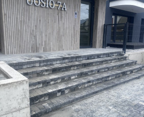 Drenažo įrengimas - Trinkelių klojimas. Betonavimas ir kiti aplinkos darbai. - 2