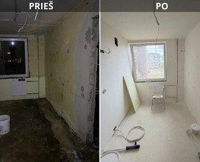 Grindų lyginimas - Teikiu vidaus apdailos ir smulkaus remonto paslaugas - 1