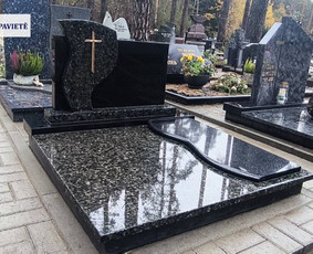 Granito plok&scaron;tės kapams, dengimas - Kapų tvarkymas, dengimas plok&scaron;tėmis, paminklai - 4