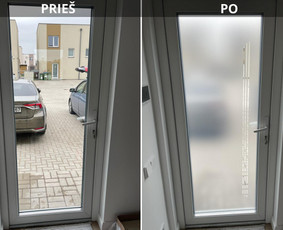 Stiklo dekoravimas - Plėvelių klijavimas ant langų, durų ir kitų pavir&scaron;ių - 4