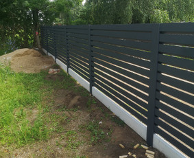 Betoninės tvoros - Pamatai tvoroms,medinės tvoros,sigmentinės,tinklinės. - 2