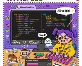 HTML/CSS kodavimas - Fullstack Programavimas: Web, E.shop, Apps - 1