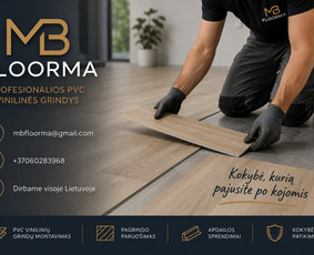 Statybos, apdaila - Pvc Vinilinių grindų dangos įrengimas/meistras - 1