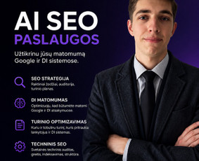 SEO optimizavimas - Padedu verslams būti randamiems per Di paie&scaron;ką / Ai Seo /Geo - 1