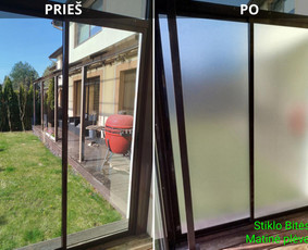 Langu tamsinimas Vilniuje. Konsultavimas. / Stiklo Bitės / Darbų pavyzdys ID 4404256