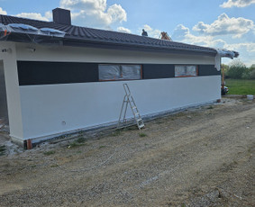Statybos, apdaila - Fasadų apdailos darbai. Struktūrinio tinko pur&scaron;kimas - 2