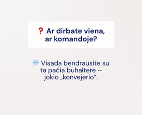 Įmonių buhalterinės apskaitos tvarkymas - Buhalterijos paslaugos nuo 50 Eur - 1