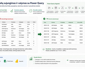 Excel automatizavimas, Power Bi ir interaktyvūs grafikai / Tomas | analytics.bi / Darbų pavyzdys ID 4406728