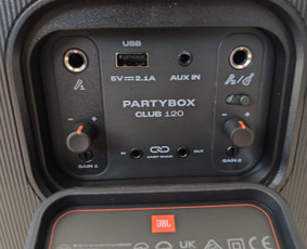 Ap&scaron;vietimo, įgarsinimo paslaugos - Jbl Partybox Club 120 Bluetooth ir su baterija - 4
