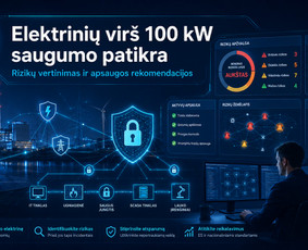 IT saugos auditas - Kibernetinio saugumo auditas elektrinėms vir&scaron; 100kw galios. - 3
