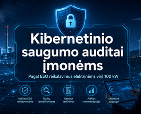 IT saugos auditas - Kibernetinio saugumo auditas elektrinėms vir&scaron; 100kw galios. - 1