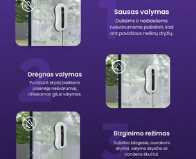 Langų roboto nuoma - Plaunamo siurblio/langų roboto nuoma Panevėžyje - 4