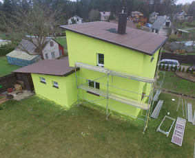 Dekoratyvinio tinko, struktūros purškimas, dėjimas / simas / Darbų pavyzdys ID 4408278