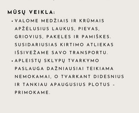 Medžių genėjimas, pjovimas - Apleistų teritorijų tvarkymas - 3