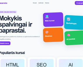 Interneto svetainių kūrimas - Sukursiu modernią svetainę ar el. parduotuvę per 2&ndash;3 dienas - 2