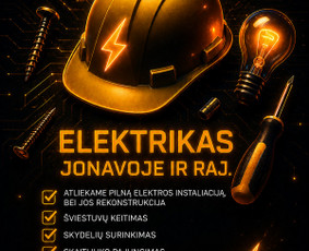 Elektrikai, elektros darbai - Elektrikas Jonavoje ir Rajone - 1