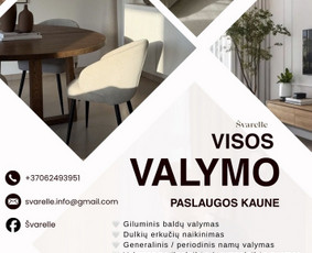 Buitinės paslaugos - Valymo paslaugos - 1