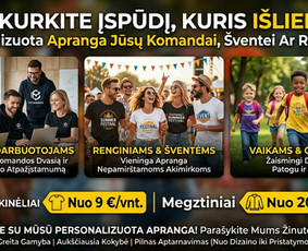 Apranga, papuo&scaron;alai, aksesuarai - Siuvinėjimas ir tiesioginė spauda ant tekstilės,antsiuvai - 4
