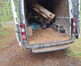 Pigiausias atliekų, šiukšlių išvežimas perkraustymo griovimo / Siuksliu isvezimas Griovimo darbai / Darbų pavyzdys ID 4414176