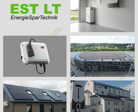 Statybos, apdaila - Saulės elektrinės, kaupikliai, įkrovimo stotelės - 1